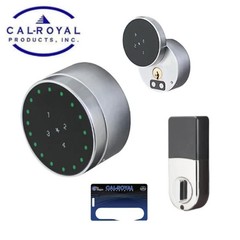 Cal-Royal DB9000 Touchscreen Electronic Deadbolt Apple/Android Satin Nickel