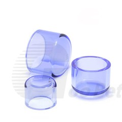 Clear UPVC Fittings Pipe Casing Cap End Cover 20/25/32/40/50/63/75/90/110mm ID