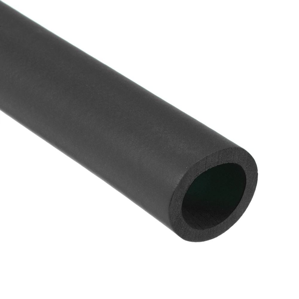 25mm(1″) ID 35mm OD Foam Tubing for Handle Grip Support, Pipe Insulation Black