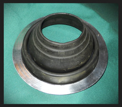 Flashers #3 Black EPDM Round Flexible Roofing Pipe Flashing *Fits Pipes 3″-4.75″