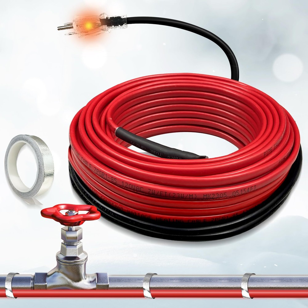 Antifreeze Heat Trace For Pipes Heat Tape For Water Pipe Freeze Protection With