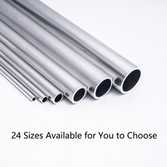 Tynulox 6061 Aluminum Tubing, 1/4″ OD Seamless Round Tube,