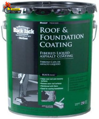 Roof and Foundation Coating Exterior Black 4.75 GL Brand Black Jack