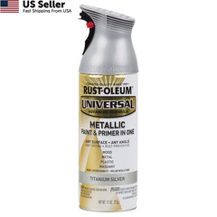Rust-Oleum 245220 Universal All Surface 11 Ounce (Pack of 1), Titanium Silver