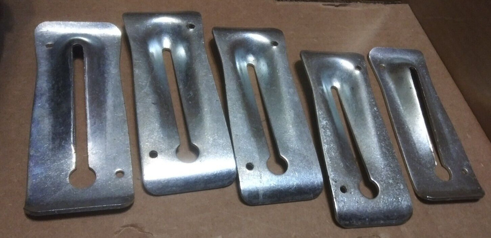 2 ⅜” x 6 ⅛” Sandbaggy Galvanized Steel Snap Tie Wedge For Concrete Work-LOT OF 5