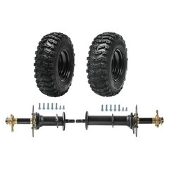 30in Rear Axle Assembly with 13×4.10-6 Tubeless Tire Rim