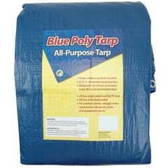Blue Tarp 12′ x 36′ -Economy All Purpose Water Resistant Tarp -Hurricane Relief