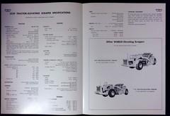 WABCO Model 222F Tractor Elevating Scraper Sales Brochure