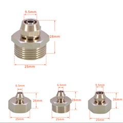 1/2″3/4″Copper Nickel Plated Water Purifier Adaptor Internal And External Thread