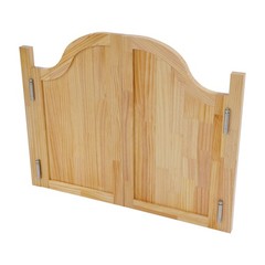 Modern Partition Door Log Color Swing Solid Wood Doorfor Shop Entrance Partition