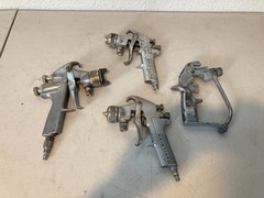 Lot of 4 Vintage Spray Guns Paint Sprayer Devilbiss Air Tools