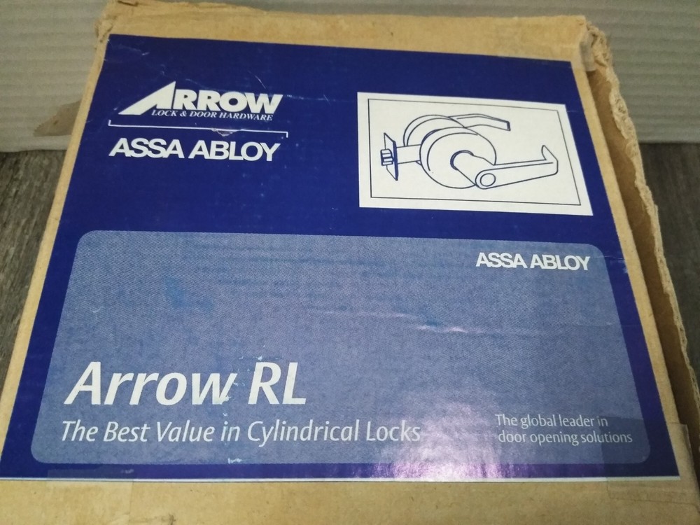 ARROW ASSA ABLOY RL BRUSHED NICKEL RL12 S 26D, KEYED PASSAGE COMMERCIAL GRADE