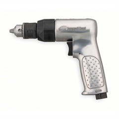 7802AIngersoll Rand 3/8 Inch Keyed Chuck Air Drill, 2000 RPM, 0.5 HP, 44in-lb To