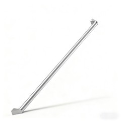 4ft Aluminum Handrail Set Indoor Outdoor Wall Mount Rust Free Silver