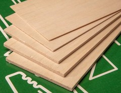 36 inch Balsa Wood Sheets (1/8 x 3 x 36 Pack of 5) 1/8” x 3” x 36”, 5