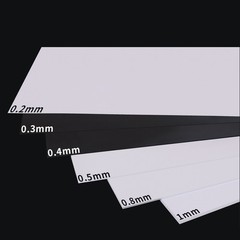 White/Black PVC Plastic Board Sign Display Mounting Signage Board Thick 0.2-5mm