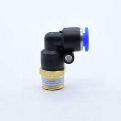 PL Pneumatic Male Thread Air Water Push in Swivel Elbow Fitting Connecter Tube