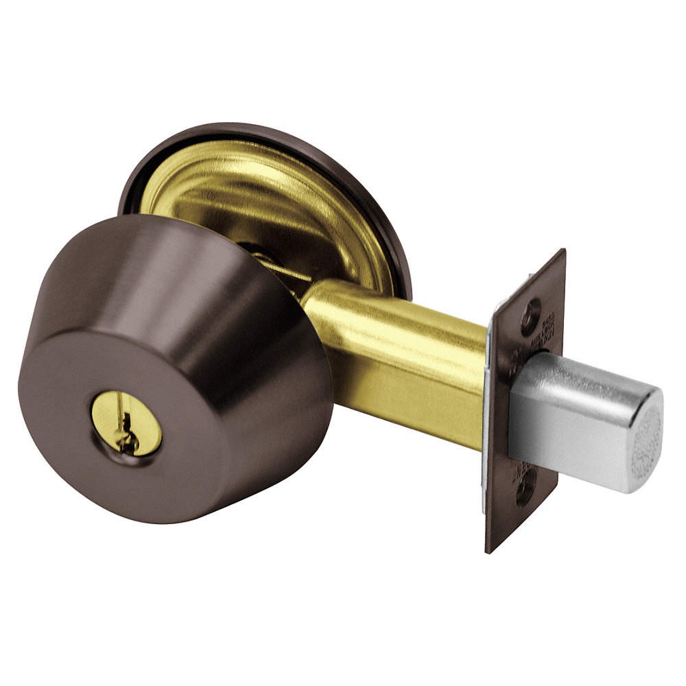 SARGENT 485 10B Deadbolt w/Thumbturn,,Oil Rubbed Bronze 35R644