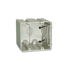 Allied Moulded SliderBox 42 cu in Square Polycarbonate 2 gang Outlet Box SB-2