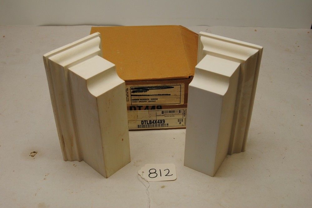 FYPON DTLB4x4x9 Profile Moulding Dentil blocks Lot of 2 (812)
