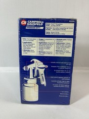 Spray Gun General Purpose Versatile Sealed New Campbell Hausfeld DH4200 1-qt.