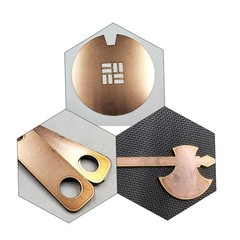 5 Pcs Pure Copper Round Plate, 9 Gauge 0.12″ Thickness x 2″ Diameter, Copper …