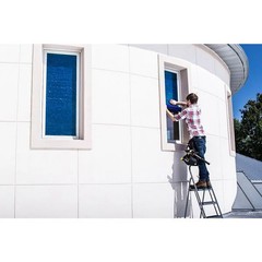 1.5 mil Thick Window Protection Film, 24 in Wide, 600 ft Length, Polyethylene,