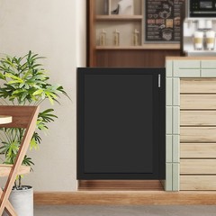 Modern Entrance Partition Doors, Wood Partition Doors, Half-waist Doors Black