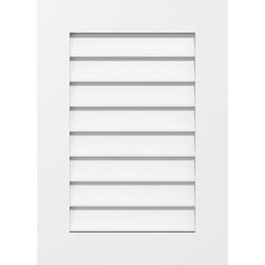 Ekena Millwork Gvpve16X3801Sn Vertical Surface Mount Pvc Gable Vent 16 W Inch X