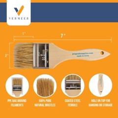 24 Pack – 2″ Chip Brushes for Paints, Stains, Varnishes, Glues & Gesso