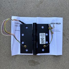 NEW Assa Abloy McKinney 4-1/2 T4A3786 QC4 Electrified Hinge MK73390 26D
