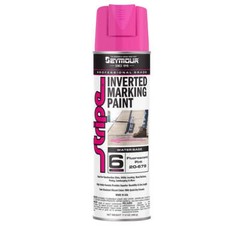 6PK Seymour 20-679 Inverted Pink Landscaping Construction Marking Paint 17 oz