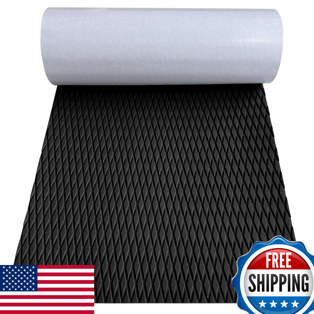 Hjdeck Universal Non-Slip Boat Decking Traction Mat 47.2″x11.8″ EVA Foam Kayak P