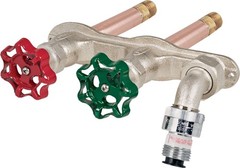 Prier Products C-108D04 1/2″ MPT x 1/2″ Sweat Handle-Operated Hot – Nickel