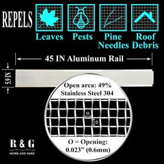 R & G Home And Yard R G Home And Yard – 45 Ft Set 5.9 In X 45 In 12 Pcs
