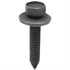AVC.18416 AUVECO 18416 Hex Head Sems CA Point Body Bolt, M6 x 1 mm x 35 mm L x
