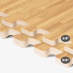 Forest Floor 3/8 Inch Thick Printed Foam 24″L x 24″W x 0.4″Th, White Oak