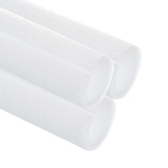 3 Pcs 1.26 Inch 3.3 Feet Pipe Insulation Foam Tube OD 1.65″