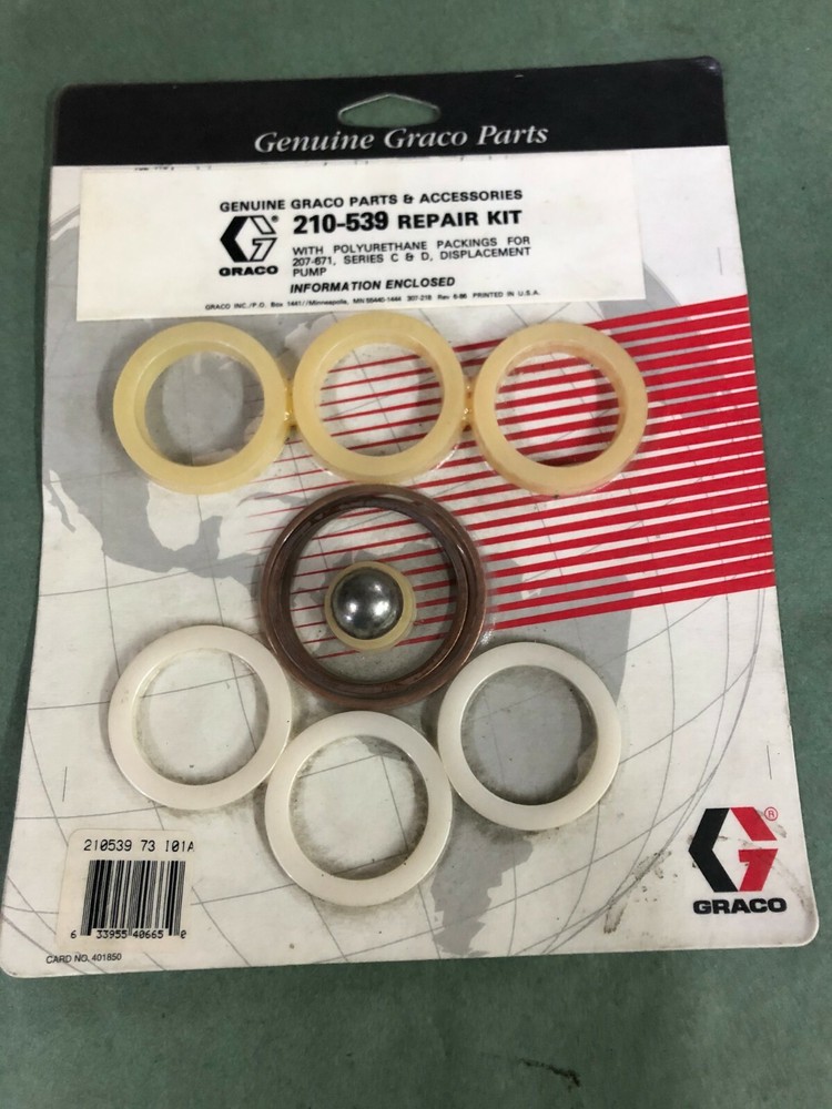 GRACO 210-539 REPAIR KIT 207-671 NEW