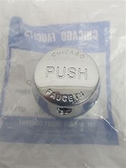 Chicago Faucets 665-PSHJKCP , Tapered Push Button Metering Handle