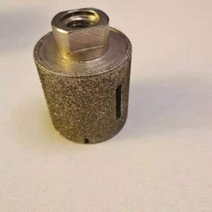 4″ Diamond Hole Cutter and Grinding Drum 2 in 1 Stone Fabrication Tool