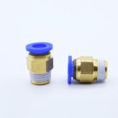 Male Stud Push In Fit Pneumatic Fittings for Air Water Hose Tube 4 6 8 10-16mm