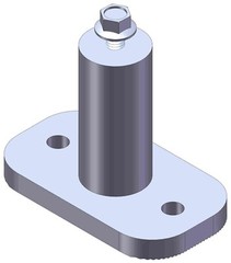 Magerack 4″ & 6″ Standoff Optional L Bracket for Solar Panel PV Module Mounting