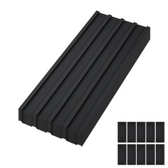 10 Pcs Metal Roofing Panels 42.52″ Waterproof Corrugated Metal Roof Panels