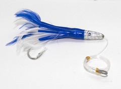 Set of 6 Tuna Flasher Lures, Rigged with 150 lb Leader and Ready to Go! with …