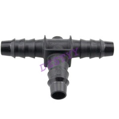 1 PCS 10mm T Piece Plastic Hose Pipe Tube Connector Joiner Air Water Fuel Car