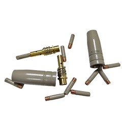 14PCS 15AK Coating Protection Nozzle Non-stick Slag European Protective Sleeve