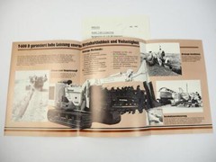 Brochure Vermeer T600D trencher Steinbrück 1984 + price list