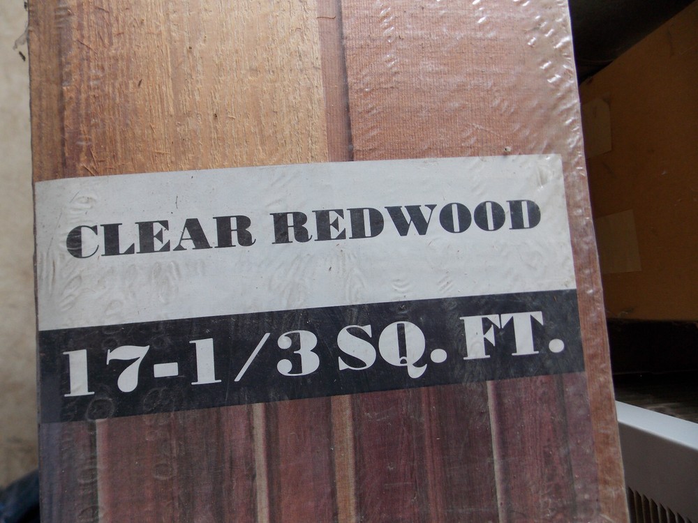 redwood paneling for interior wall