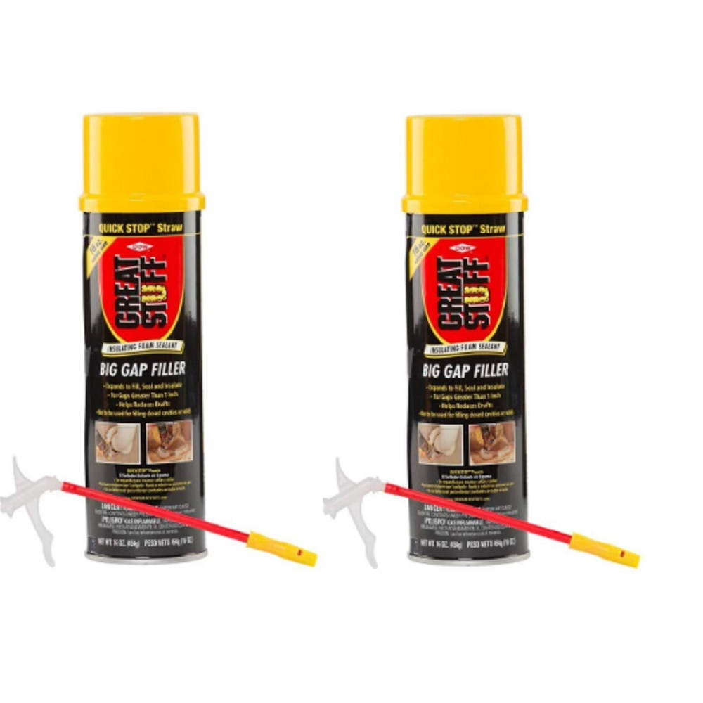 GREAT STUFF Big gap triple expanding foam sealant, 12 oz, pack of 2